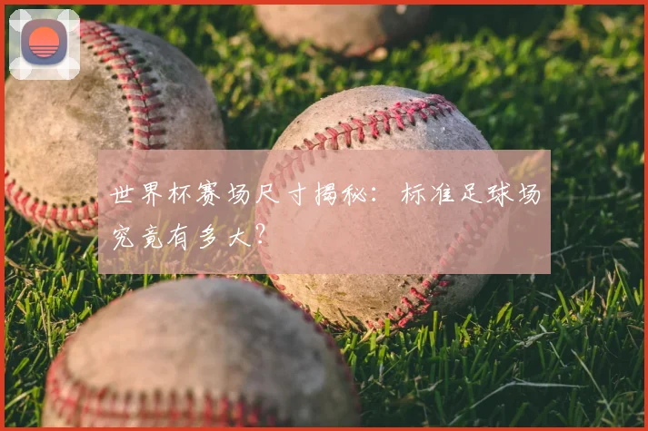世界杯赛场尺寸揭秘:标准足球场究竟有多大?